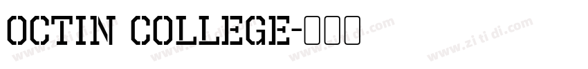 Octin College字体转换